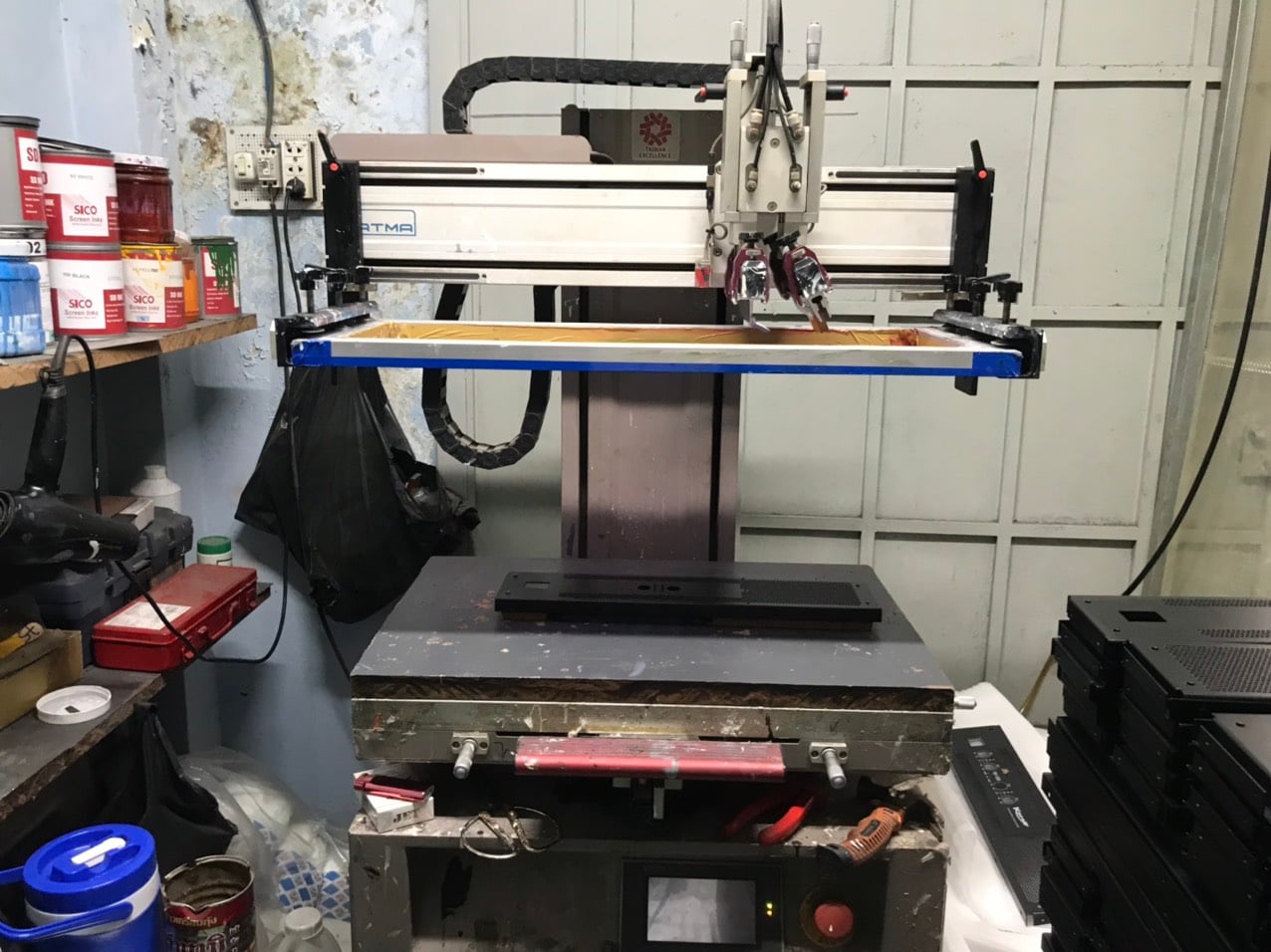 Screen Printing Machine at Vu Trinh Industries Co Ltd